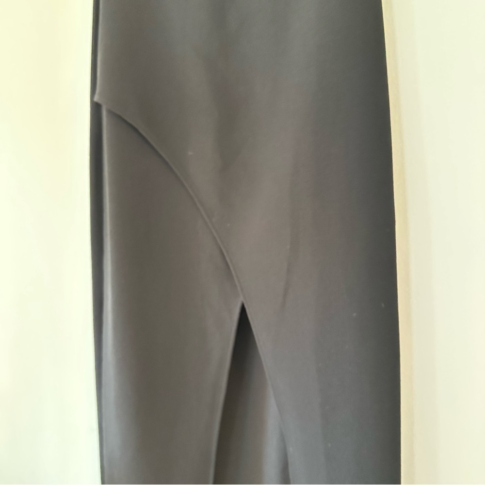 BCBG MAXAZRIA Kauri Gown Black One Shoulder Cutout Maxi Dress w/ Slit Size 2 - Picture 6 of 11